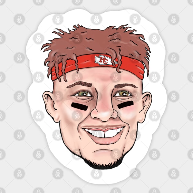 Patrick mahomes Sticker by RenzArt